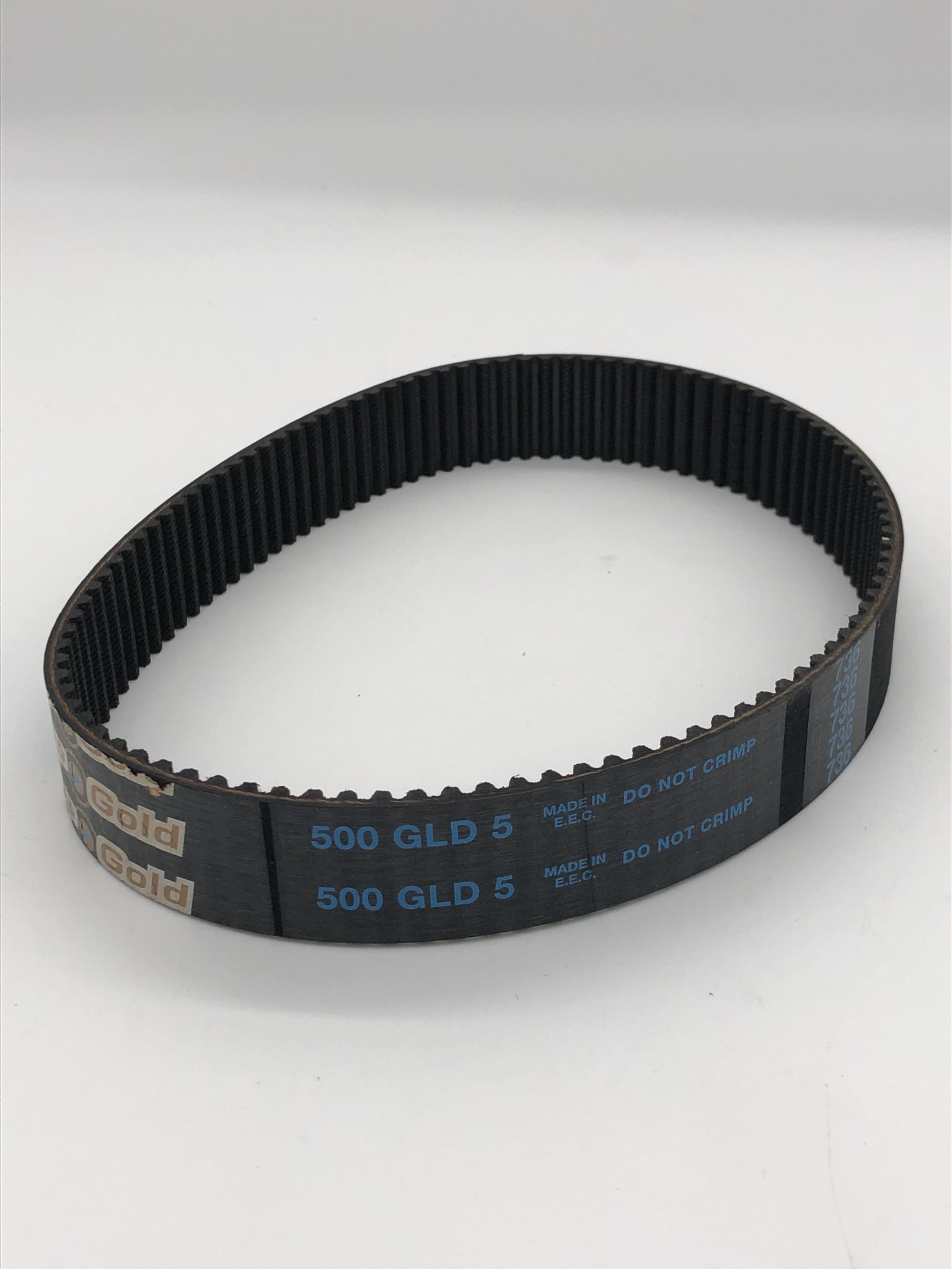 TOOTHED BELT  500 RPP GOLD 5-25 TOOTHED BELT  500 RPP GOLD 5-25