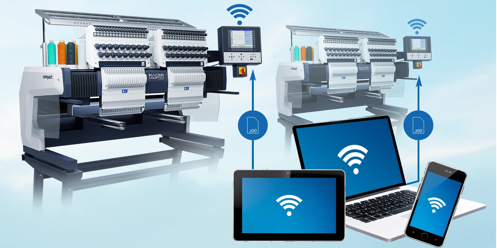 Wireless Design Transfer with AirBroidery